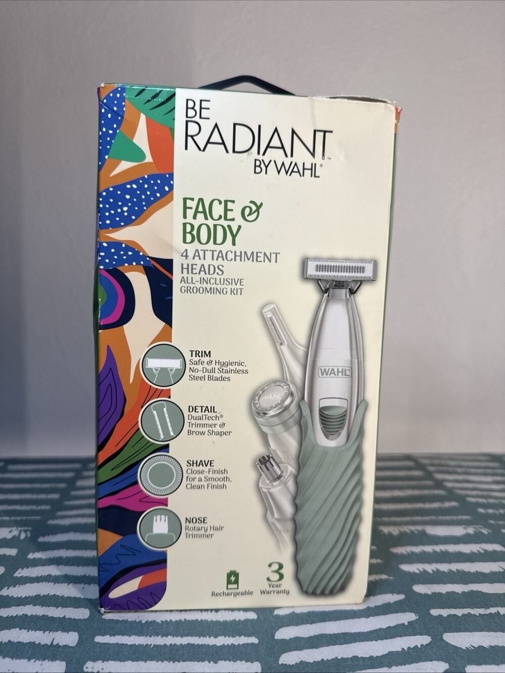 Wahl Be Radiant Face & Body Electric Shaver. Open Box